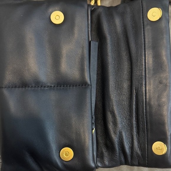 All Saints Ezra Stud Black Leather Crossbody bag - Picture 7 of 10